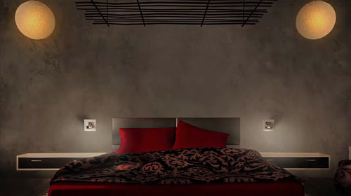 Slika iz videoposnetka o Philipsovi razsvetljavi za spalnice